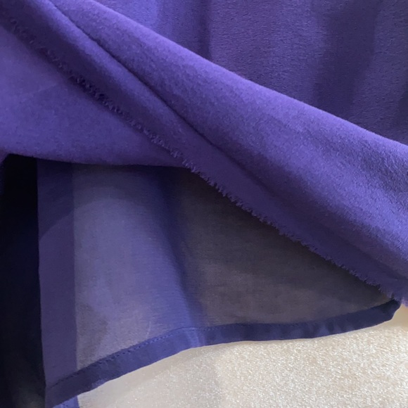 Talbots Short  Sleeve Shell Silk size 14 Petite - Picture 5 of 14